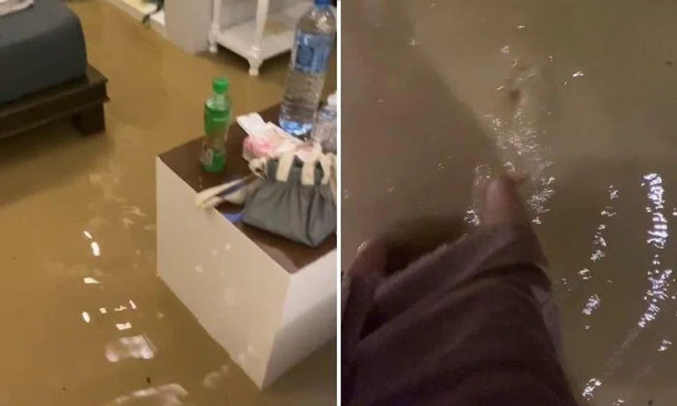 Cynthia Choo and her boyfriend were staying at the Thavorn Beach Village & Resort in Phuket when the property got flooded during a storm. 