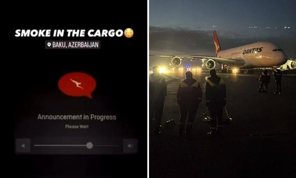 The pilots were alerted to the potential of smoke in the cargo hold.