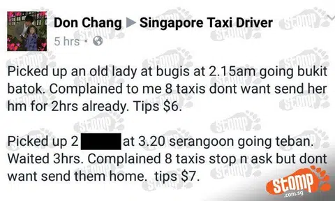 Taxi drivers, don't complain if you're going to be so choosy