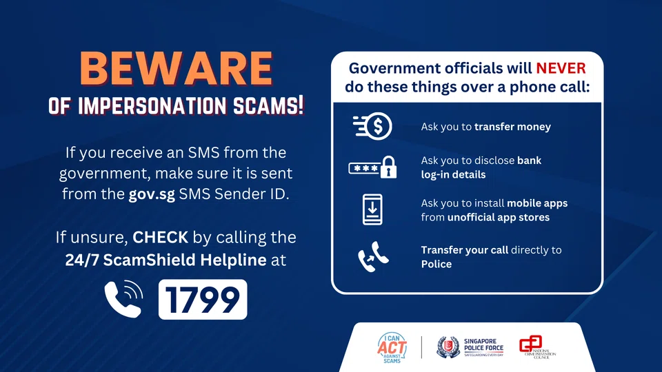 beware impersonation scams