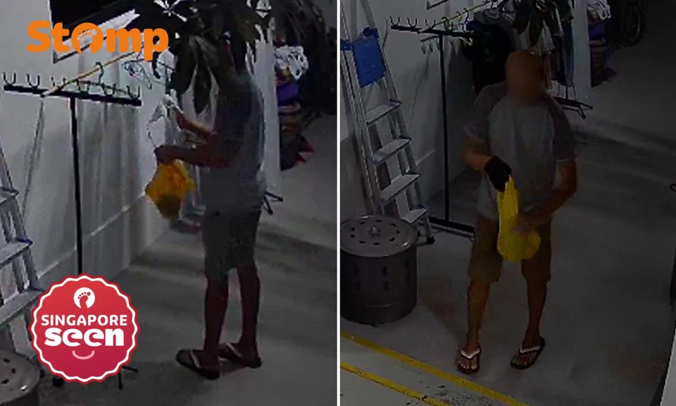 Man steals women’s underwear in Serangoon