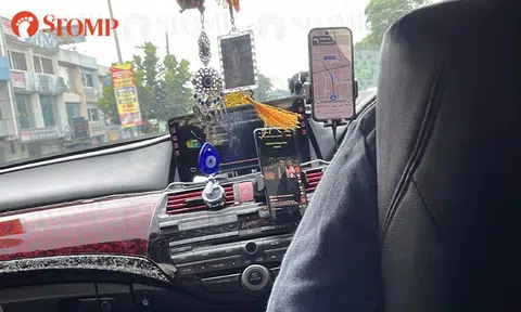 Singaporean woman terrified as Grab driver watches movie while driving in Johor Bahru