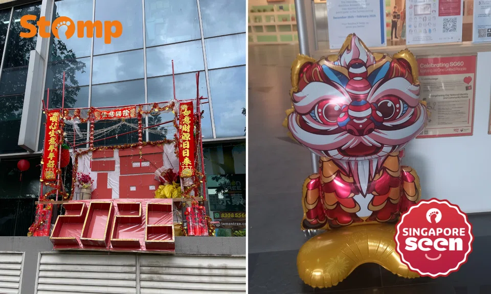 These festive decorations have left Stompers bewildered.