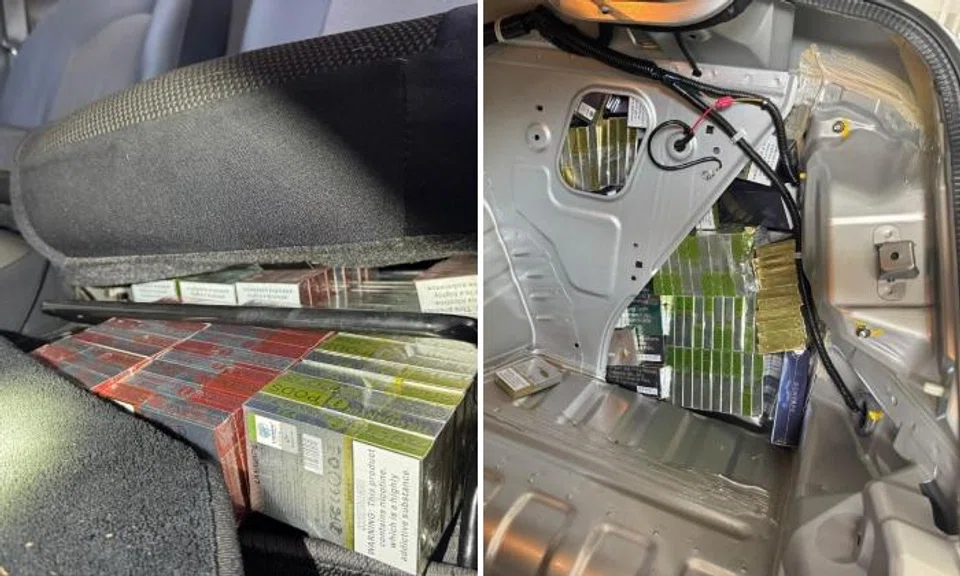Car checked at Woodlands Checkpoint found with over hidden 5,900 vape products