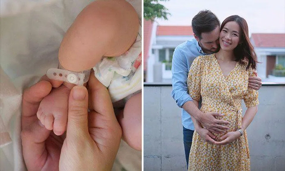 This is Rebecca Lim’s first child. She married Singaporean Matthew Webster in November 2022. PHOTOS: THE_CELEBRITYAGENCY/INSTAGRAM, LIMREBECCA/INSTAGRAM