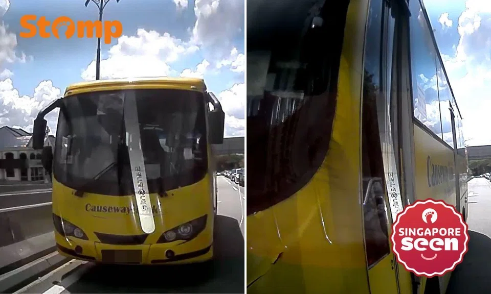 Causeway Link bus ‘deliberately collided’ into Stomper’s car with children onboard in JB