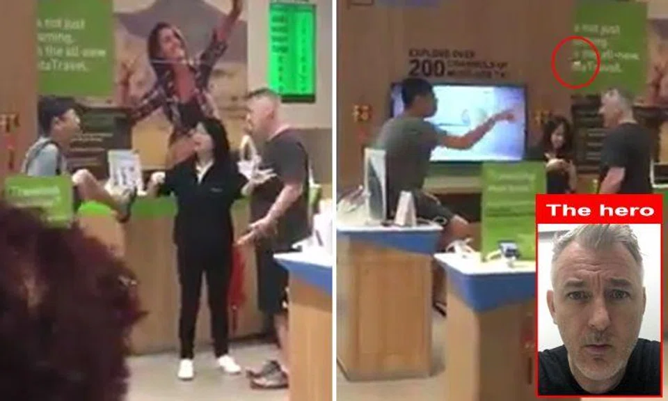 Right inset: Mr Justin A. Farren, the hero who stood up to the bully