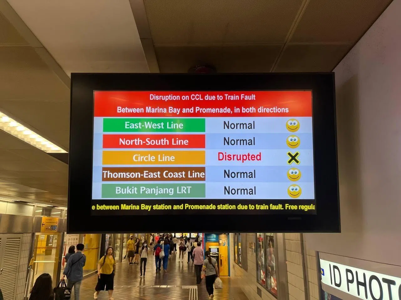 MRT service between Marina Bay and Promenade stations resumes: SMRT | STOMP