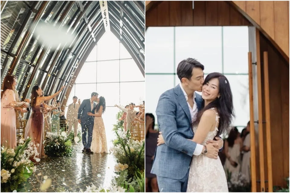 The couple held their wedding on an Indonesian island on Aug 8.
