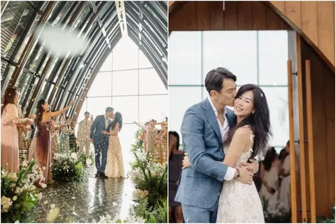 Actress Michelle Chia marries after two months of dating