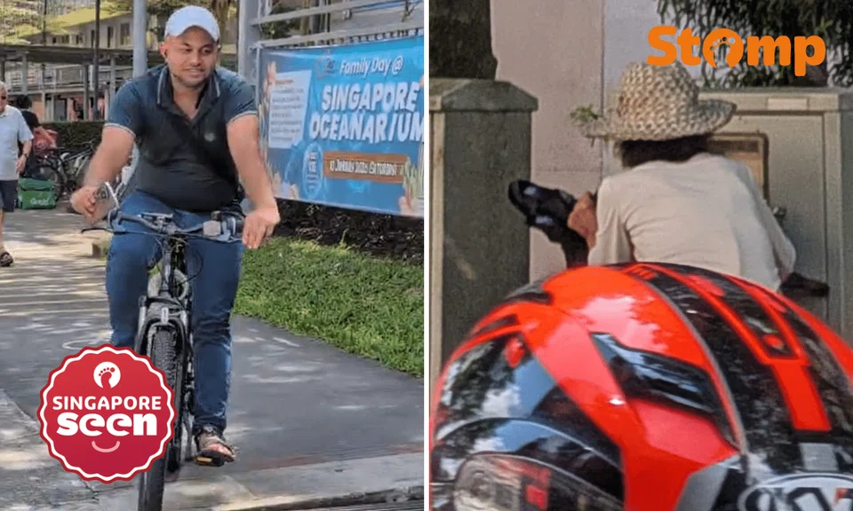 Cyclist allegedly nearly hits elderly woman while using phone