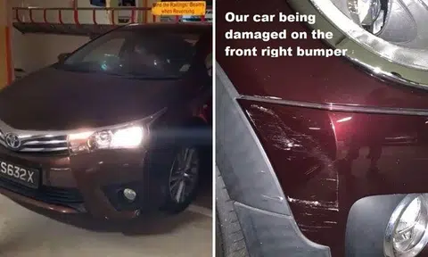 Man drives off while woman confronts him for allegedly hitting her parked Mini at Geylang