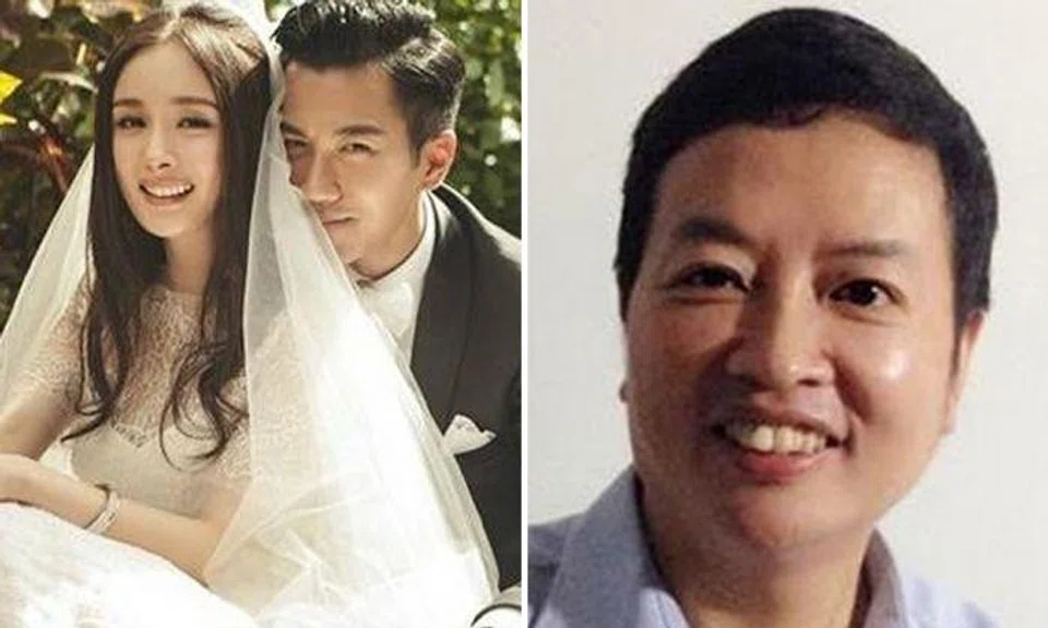 Chinese host claims that Hawick Lau and Yang Mi are divorced after analysing her fengshui