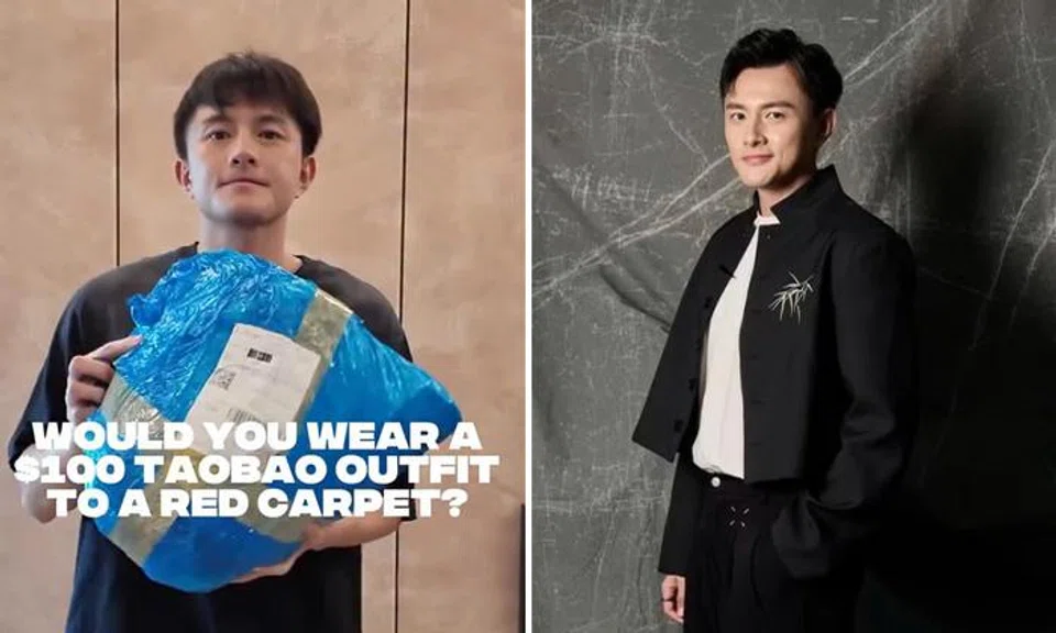 Actor Shane Pow spent less than $100 on his Taobao outfit for Star Awards 2025. 