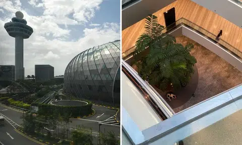 Woman dies after falling from a height at Jewel Changi Airport