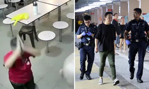 Cleaner defuses fight between chicken rice stall owner and employee -- by kneeling down