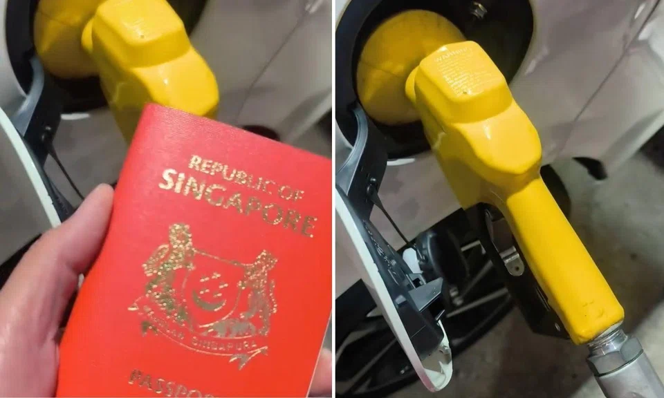 singapore passport ron95 fuel malaysia