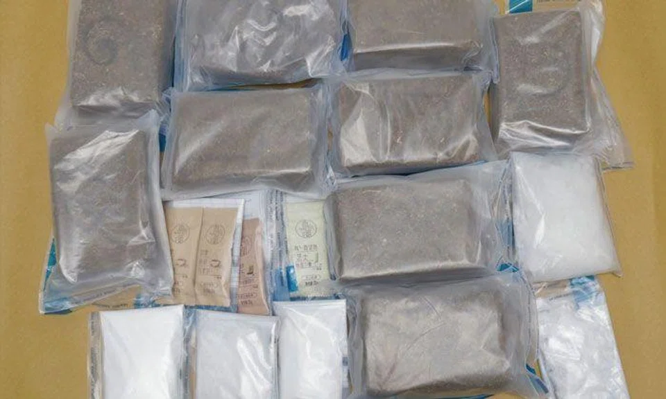 Drug ring busted, over 8kg of drugs worth $343k seized in sting operation