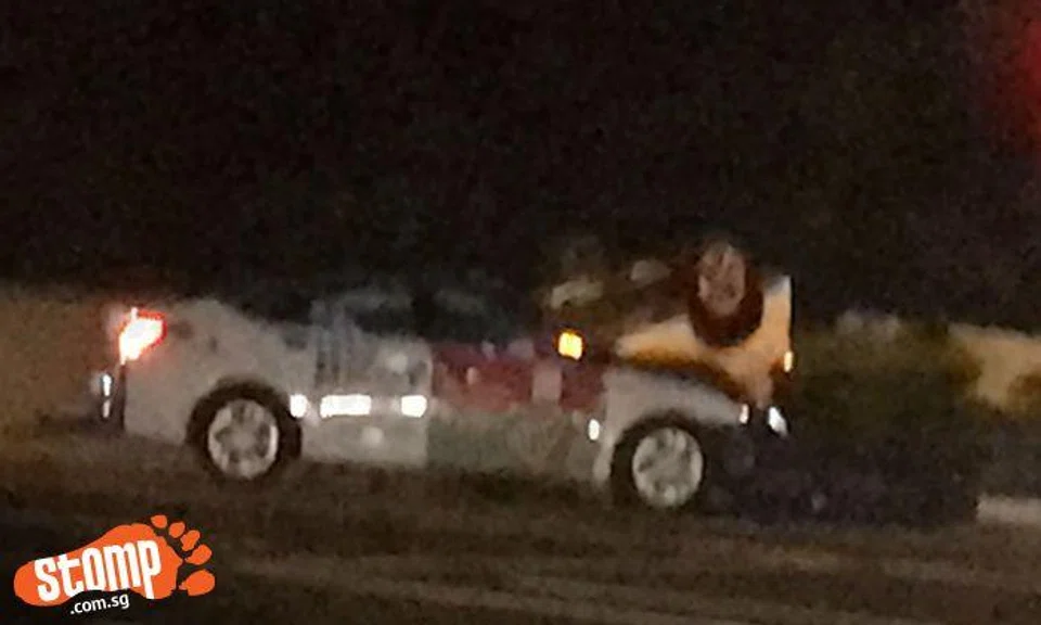 Car overturns in accident with cab at traffic junction between Clementi Rd and Bukit Timah Rd