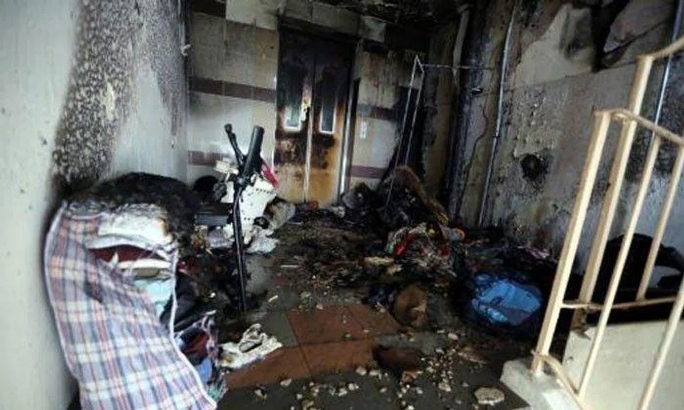 Mystery man helps put out fire at Block 59 in Lengkok Bahru, then disappears