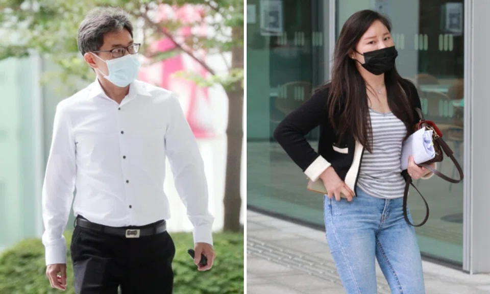 Teo Hwee Peng was also ordered to pay a penalty of over $2,600 linked to the amounts he had received from Chinese national Liang Qinglan. Photos: The Straits Times, Lianhe Zaobao