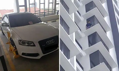 Man who allegedly stole S'pore driver's Audi from JB car wash attempts daring escape