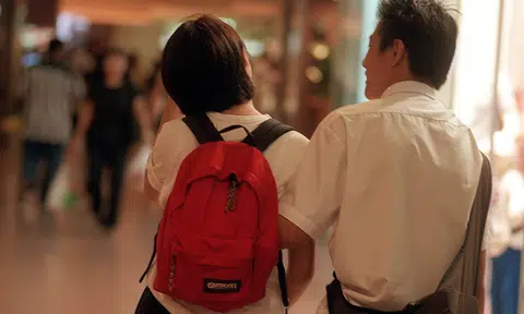 A tight hug or kiss is acceptable, but locking lips for prolonged period in public is unacceptable