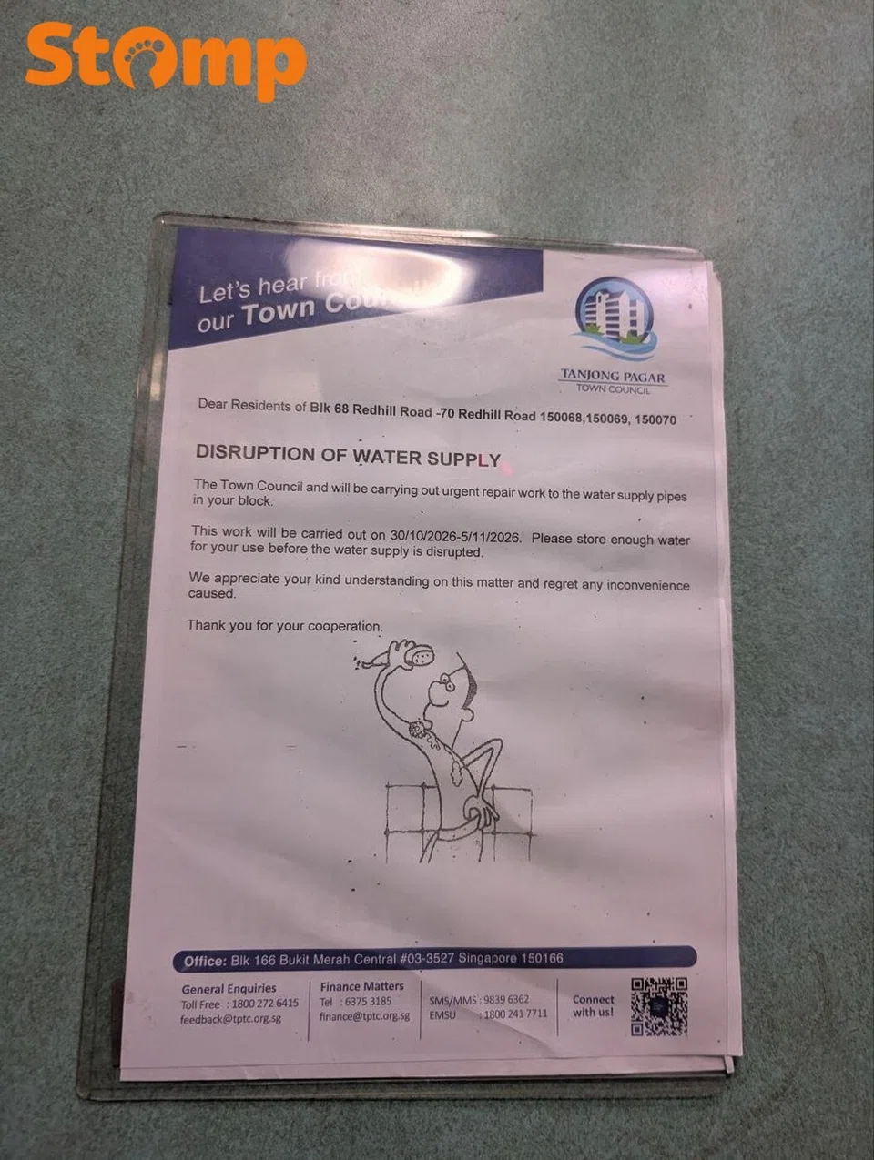 Redhill water disruption confusion clarified