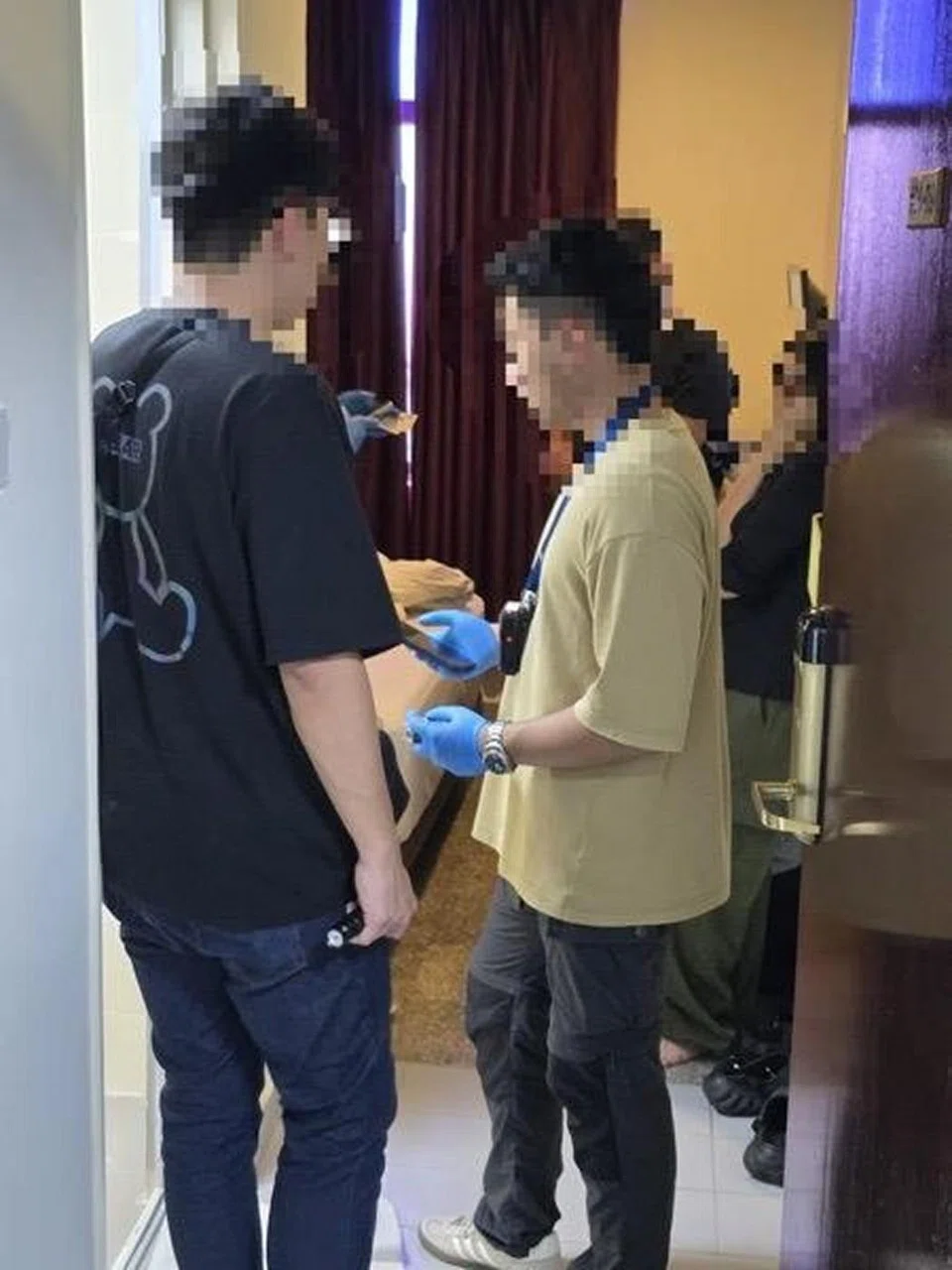 Police crackdown in Geylang