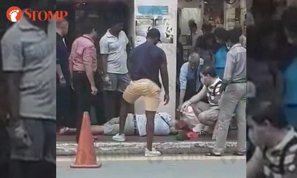 Man taken to hospital after fainting at Serangoon Road
