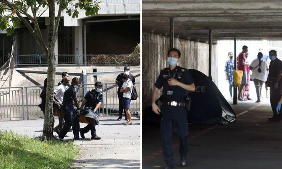 The Dart divers subsequently retrieved a body approximately 6m from the shore, at a depth of 2m. PHOTOS: LIANHE ZAOBAO