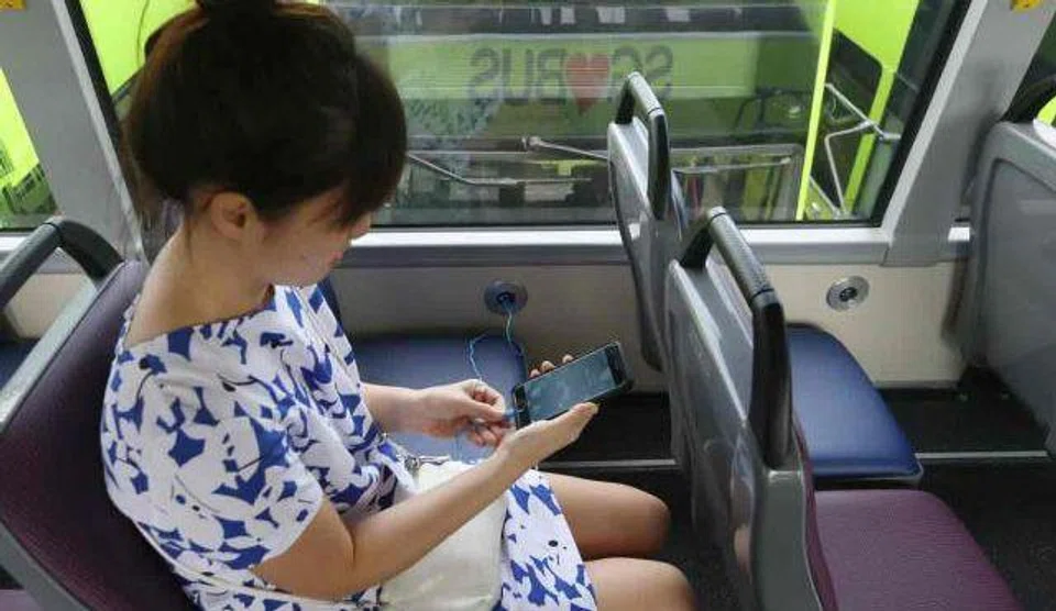 Awesome! You can now charge your phones with these USB ports on buses 