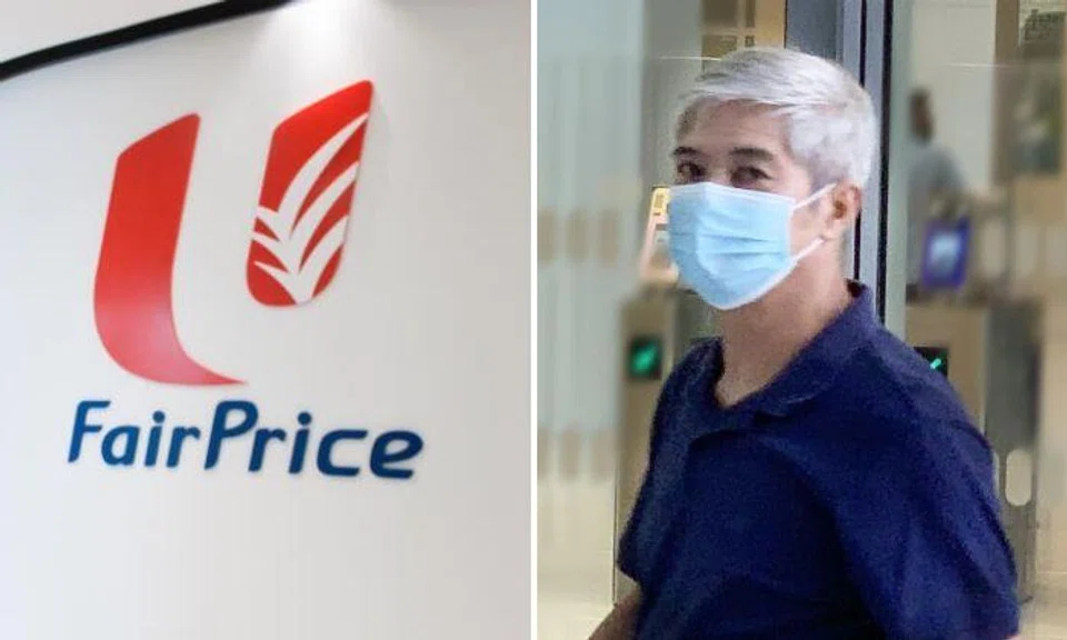 Chua Teow Hym, who was a FairPrice storekeeper from 2009 to at least November 2021, was sentenced to five weeks’ jail and a fine of $2,000.