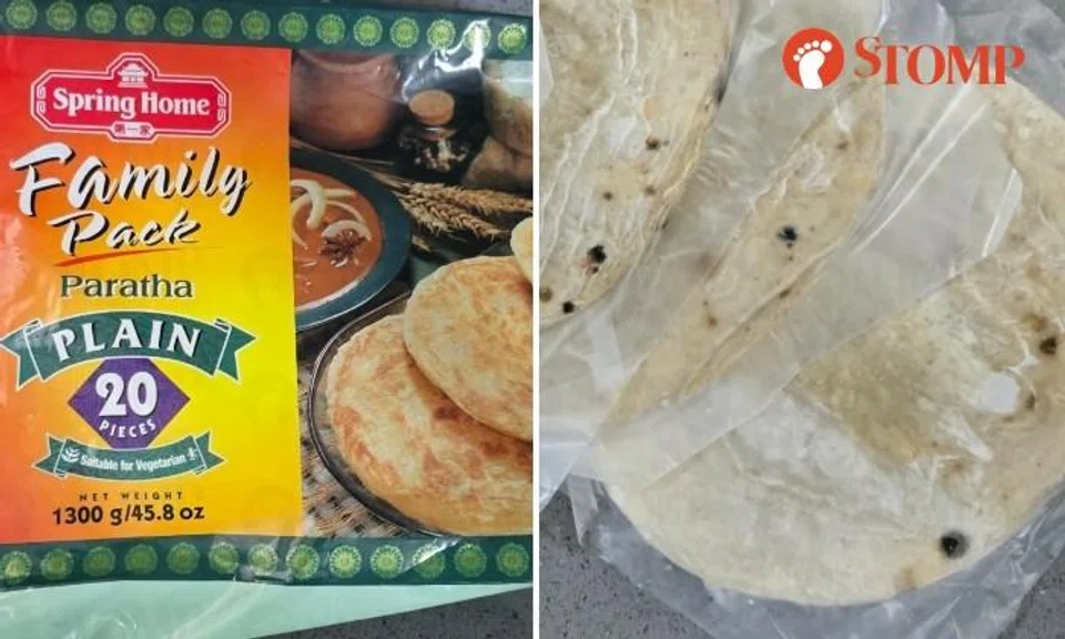 Woman discovers 'stains' on frozen prata after eating 3 pieces, FairPrice investigates 'isolated incident'