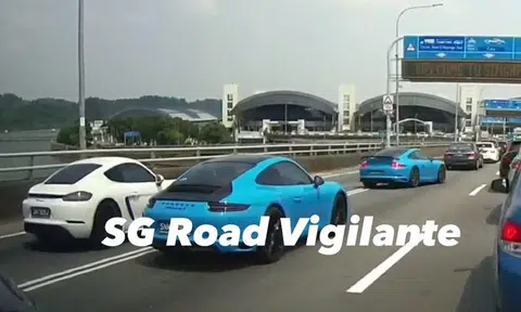 ICA confirms 4 Porsche cars made to U-turn for cutting queue at Tuas Second Link