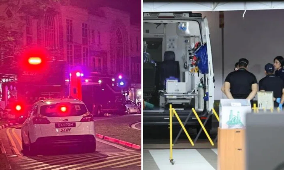 Police, SCDF alerted to suspicious parcel at Serangoon North mosque, woman carried to ambulance