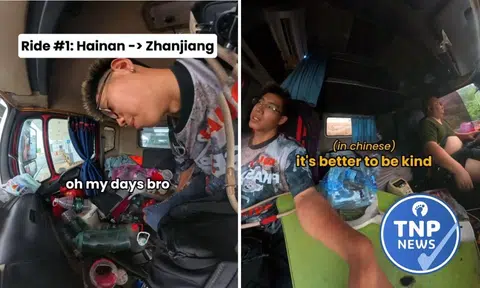 hitchhiking China Singaporean