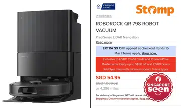 KrisShop listed $1,000 vacuum wrongly at $55