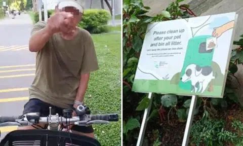 Man confronts cyclist for not picking up his dog's poop: 'Then he ran into me with his bicycle'