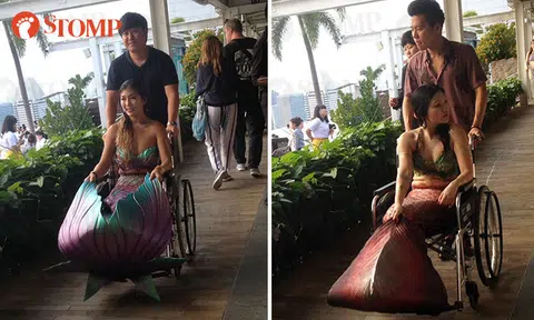 Mermaids on wheelchairs, only at MBS