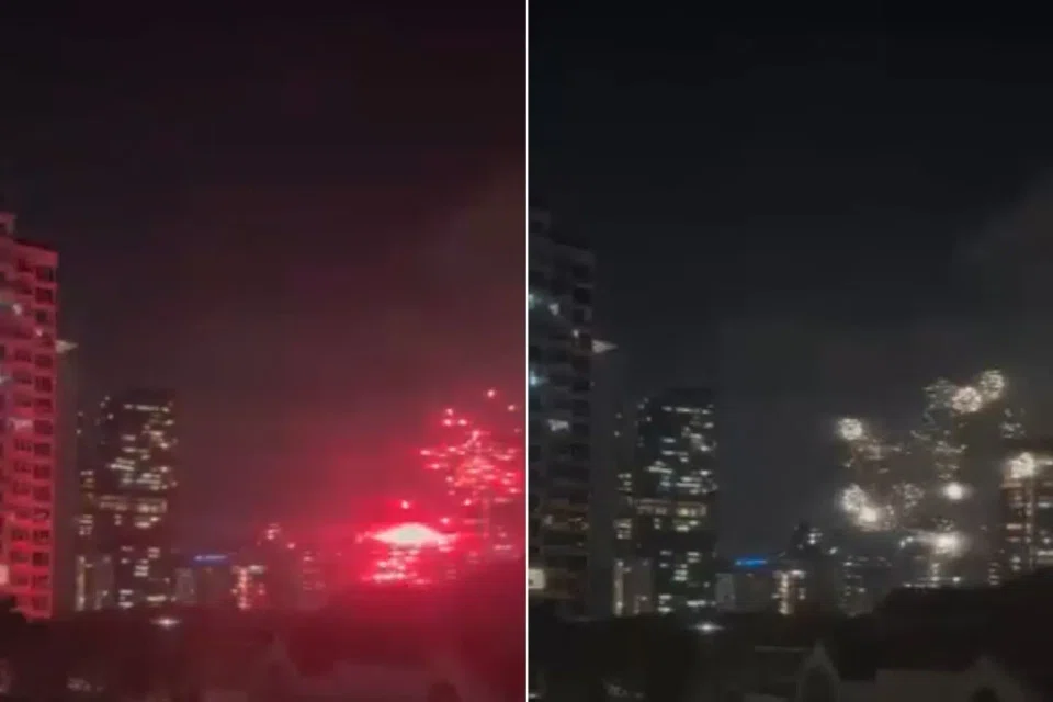 The pyrotechnics display allegedly happened at a construction site in Carlisle Road.