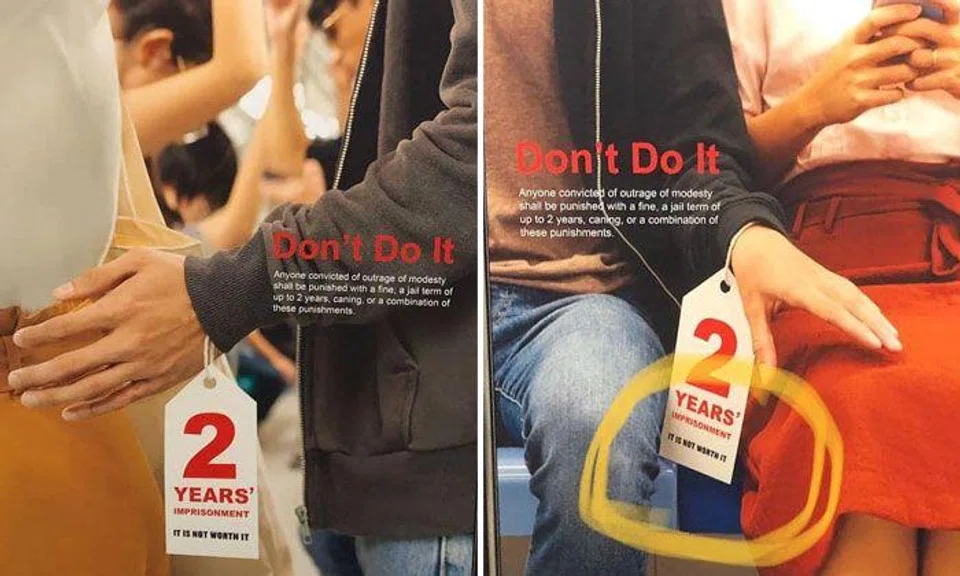 Police defend anti-molestation posters after criticism: 'Aware doesn't seem to have understood the purpose of the posters'