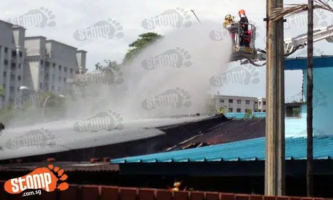 Blaze at Punggol Rd put out by SCDF