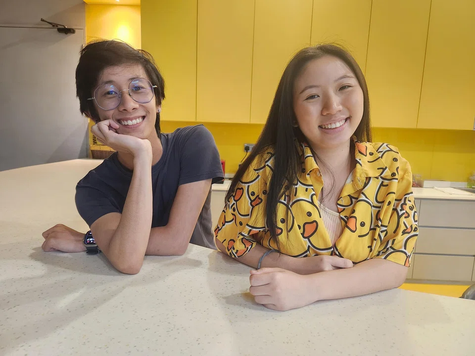 Mr Matthias Teh and Ms Sara Cher are acting in a play about the teenage brain, titled Brainstorm.