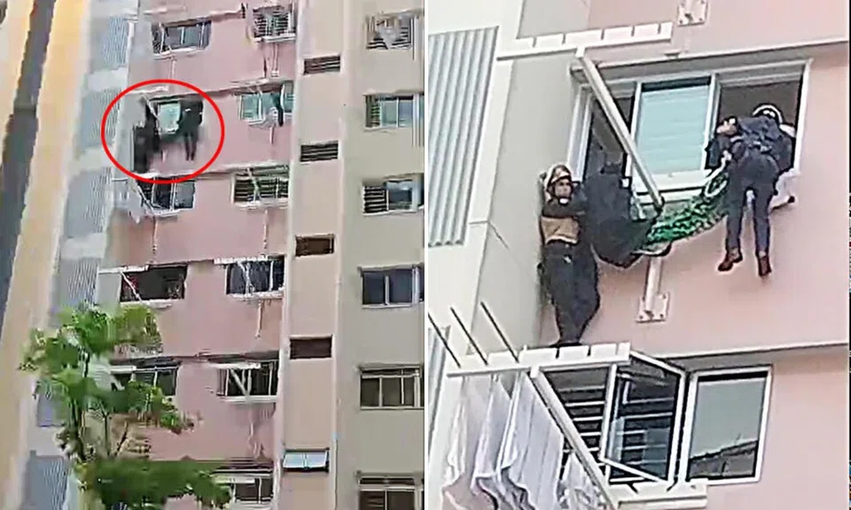 Man locks himself in Tampines flat after threatening wife, arrested for breach of Personal Protection Order