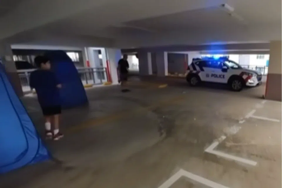 The group was told to leave the area.