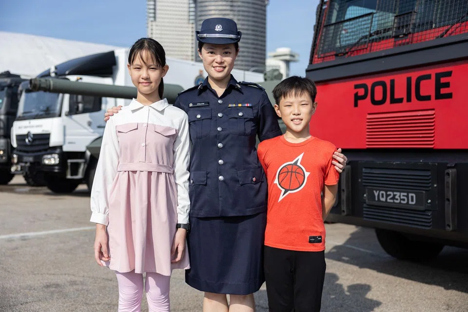 Deputy Superintendent of Police Stella Tay will appear in a video featurette together with her son Edward Goh and daughter Shermaine Goh.