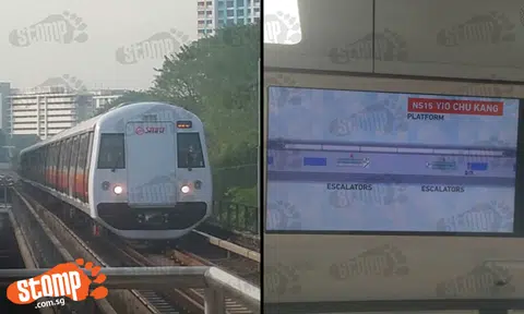 You'll never get lost again thanks to the LCD boards on the new North-South Line trains