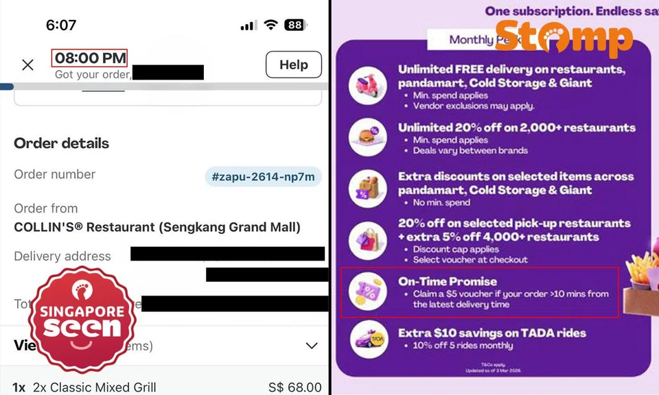 Foodpanda pandapro on-time promise