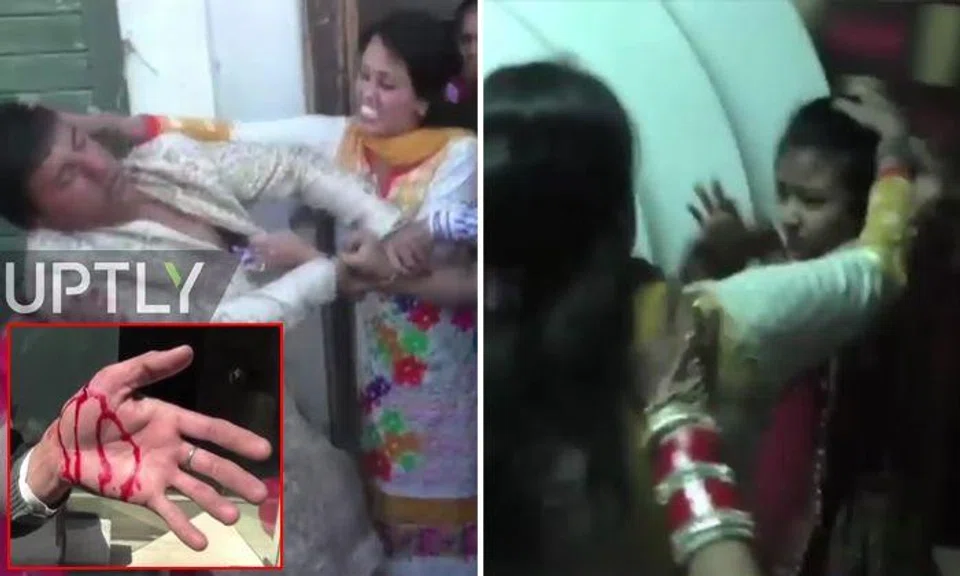 Estranged wife attacks husband at his 2nd wedding to younger woman in India